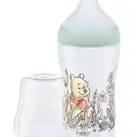 NUK Perfect Match Шише РР 260мл със Силиконов Биберон за Хранене M 3+ месеца Disney Мечо Пух