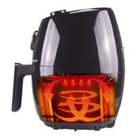 Фритюрник Beper Air Fryer 2 л, черен 