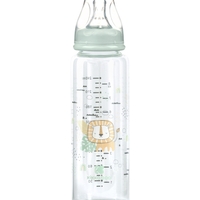 KikkaBoo Шише Стъклено 240мл Savanna Mint