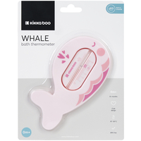 KikkaBoo Термометър за Вода Whale Pink