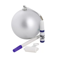 BABY ART CHRISTMAS BALL - КОЛЕДНА ТОПКА Silver mat + green
