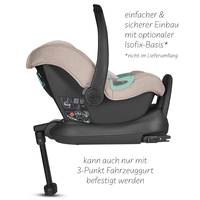 ABC Design Infant Car Seat Tulip i-Size for Newborn Babys Кош за Новородено Camel