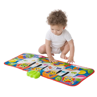 PLAYGRO МУЗИКАЛНО ПИАНО-ПЪТЕКА 3-В-1 СЪС ЗВУЦИ ОТ ДЖУНГЛАТА 6М+