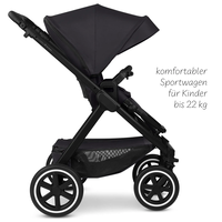 ABC Design Samba 2 Coal Комбинирана Детска Количка 2 в 1