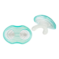 Tommee Tippee ГРИЗАЛКА ЕТАП 1 3м+ (2 бр./оп.)  зелен