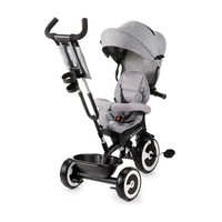  Триколка KinderKraft ASTON, Сива 