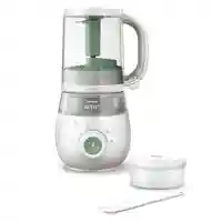 Philips Avent SCF885/01 Комбиниран Уред за Приготвяне на Пара на Здравословна Бебешка Храна и Блендер 4 в 1