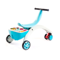 Tiny Love 5 в 1 Walk Behind and Ride On Триколка за Бутане и Яздене Синя 6-36м