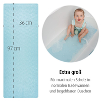  Нехлъзгаща подложка за баня XL Reer MyHappyBath , синя 