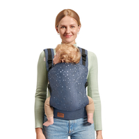  Ергономична раница за бебе KinderKraft NINO, CONFETTI DENIM 