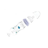  Шише за хранене Nuvita 6050 Mimic, 330 мл, Розово 