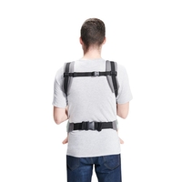  Ергономична раница за бебе KinderKraft NINO, Сиво 