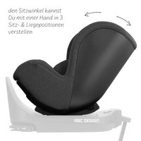 ABC Design Reboard Car Seat Lily i-Size 0 - 4 years Кош за Новородено Bubble