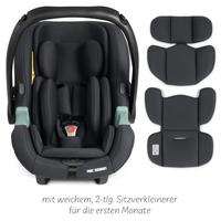 ABC Design Infant Car Seat Tulip i-Size for Newborn Babys Кош за Новородено Black