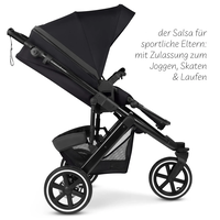 ABC Design Running Stroller Salsa 5 Run Coal Комбинирана Спортна Детска Количка