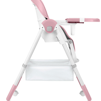 KikkaBoo Стол за Храненe Spicy Pink