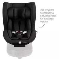 ABC Design Reboard Car Seat Lily i-Size 0 - 4 years Кош за Новородено Black