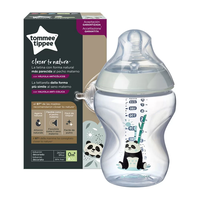 Tommee Tippee ШИШЕ ЗА ХРАНЕНЕ EASI VENT 340 ml 3м+, 2бр. ДЕКОР, МОМИЧЕ/ПАНДИ