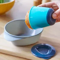 Tommee Tippee с вместимост 120 мл. 4м+ Комплект от 2 броя Големи контейнери за съхранение на храна  за употреба в хладилник или фризер