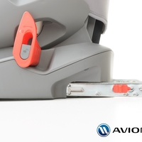 Avionaut Glider Softy столче за кола и IsoFix F.03, 9-25 кг, Черно/розово