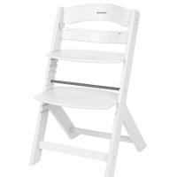 KikkaBoo Дървен Стол за Храненe Nordy White