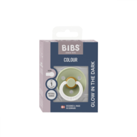 BIBS Colour Залъгалка от Каучук 1 Брой цвят Sage Glow от 0-6 месеца