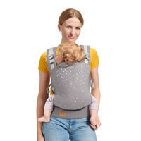  Ергономична раница за бебе KinderKraft NINO, CONFETTI GREY 