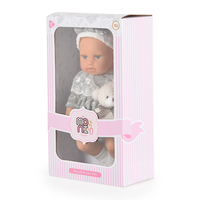 Moni Кукла 30см Bear and Baby Рокля Сива 111794