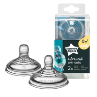 Tommee Tippee БИБЕРОН ANTI-COLIC VARIFLOW - 3 КАПКИ 0м+ (2 бр./оп.)