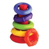 PLAYGRO КОНУС С ЦВЕТНИ РИНГОВЕ 9М+