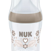 NUK Perfect Match Шише РР 150мл със Силиконов Биберон за Хранене S 0+месеца и Сърце