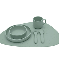 KikkaBoo Подложка за Хранене Platinum Silicone Sage