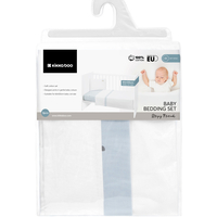 KikkBoo Бебешки Спален Комплект 3 Части EU Style 60/120 Stripy Friends