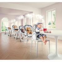 CHICCO Столче за хранене Polly Progress 5 в 1 Antracite