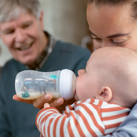 Philips Avent SCY673/81 Шише за Хранене Natural Response 260мл с клапа AirFree и Поток 3.0 с Биберон от 1м+ Слончета