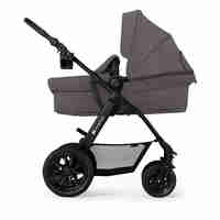 Количка KinderKraft Xmoov 2023, 3в1, Тъмно сива