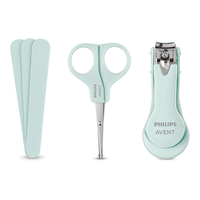 Philips AVENT SCH401/00 Комплект Грижа за Бебето в Красив Несесер с 9 Принадлежности за Хигиената и Здравето на Бебето