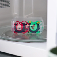 Tommee Tippee Ортодонтични Залъгалки Fun Friends 18-36М+ 2 Броя Кафяви Мечета