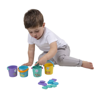 PLAYGRO АКТИВНА ИГРАЧКА КОФИЧКИ С ЖЕТОНИ ЗА БРОЕНЕ И СОРТИРАНЕ 12-36М