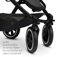 ABC Design Samba 2 Coal Комбинирана Детска Количка 2 в 1
