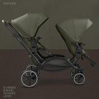 ABC Design Double Stroller Zoom 2 Avocado Комбинирана Детска Количка за Близнаци