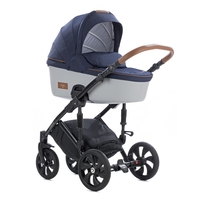 Tutis Viva 4 Black Irirs 079 Комбинирана Детска Количка 2 в 1