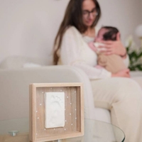 Petit ARTichaut Дървена Рамка за Бебешки Отпечатък Pretty Hearts