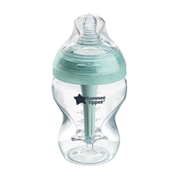 Tommee Tippee Advanced Anti-Colic+260 мл. 0м+ Самостерилизиращо се бебешко шише за хранене с иновативна система за намаляване на коликите