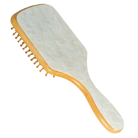 BIG CUSTOM VANITY HAIR BRUSH in SOFT CLOUD