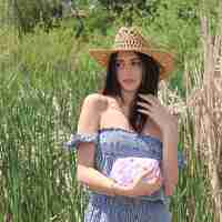 CUSTOM SMALL STRAWBERRY SADDLEBAG TOILETRY BAG