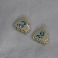 CUSTOM HEART MIDI CLIP SET IN VANILLA PUMP