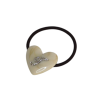 CUSTOM HEART HAIR TIE AVEC CRÉME