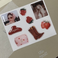 STRAWBERRY RODEO GIRLS 3D STICKER SET