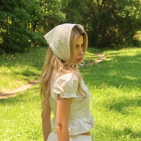 HANDMADE HERITAGE ROSE ROUÉ HEADSCARF